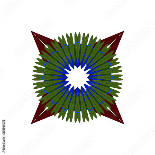 Farbenfrohes Mandala