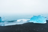 Jokulsarlon ice beach in Iceland.