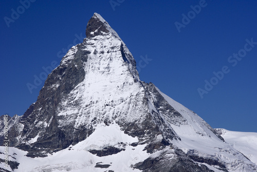 ZERMATT-MATTERHORN - Winter am Matterhorn 4478m © Bergfee