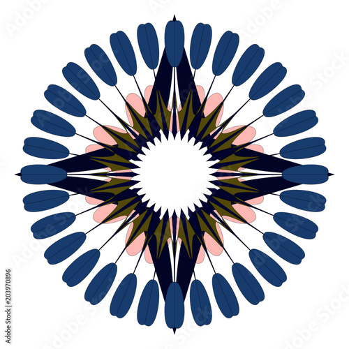 Farbenfrohes Mandala