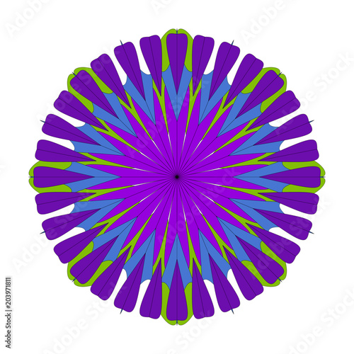 Farbenfrohes Mandala