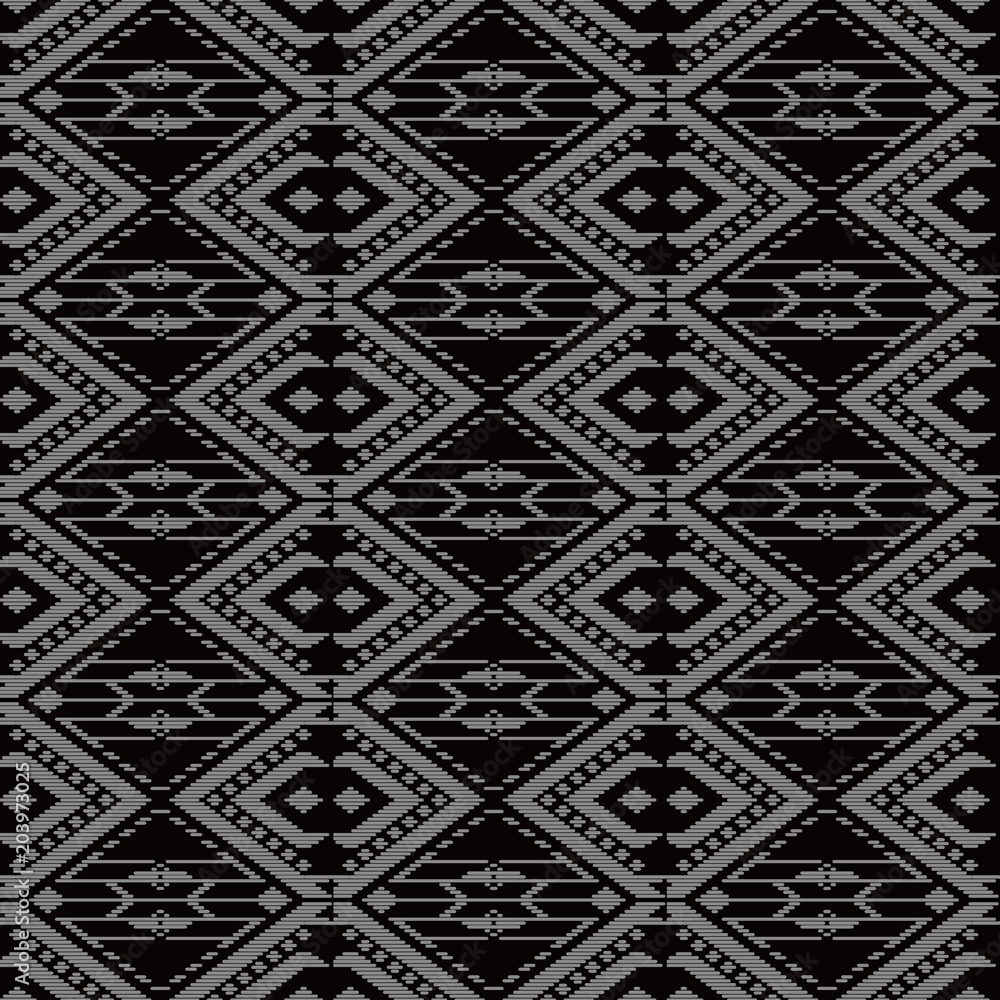 Antique seamless background Triangle Check Cross Stitch Frame Line Antique seamless background Triangle Check Cross Stitch Frame Line