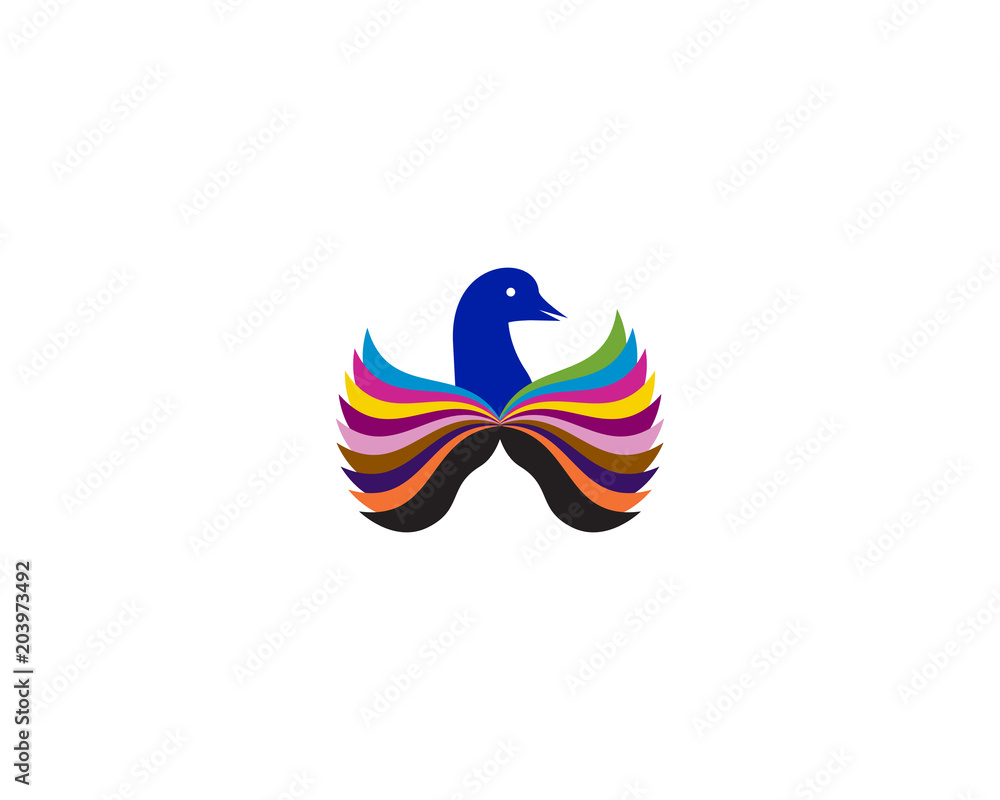 Obraz premium bird logo