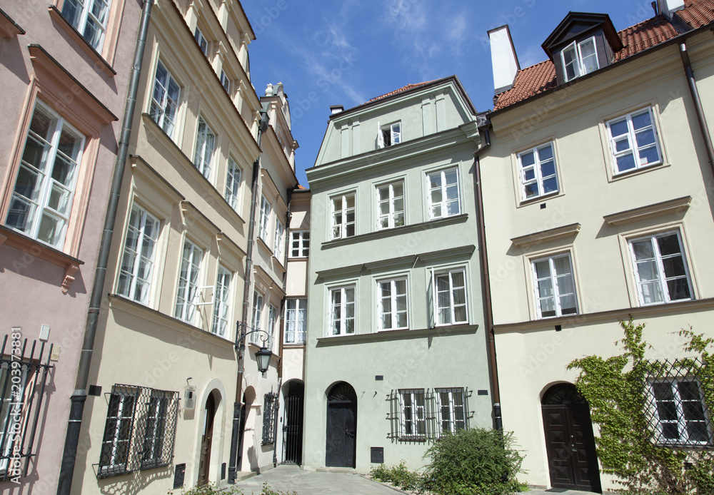 Fototapeta premium Narrowest House In Warsaw