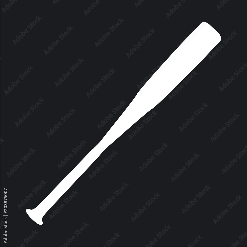 Vector illustration baseball bats icon Vector illustration baseball bats icon