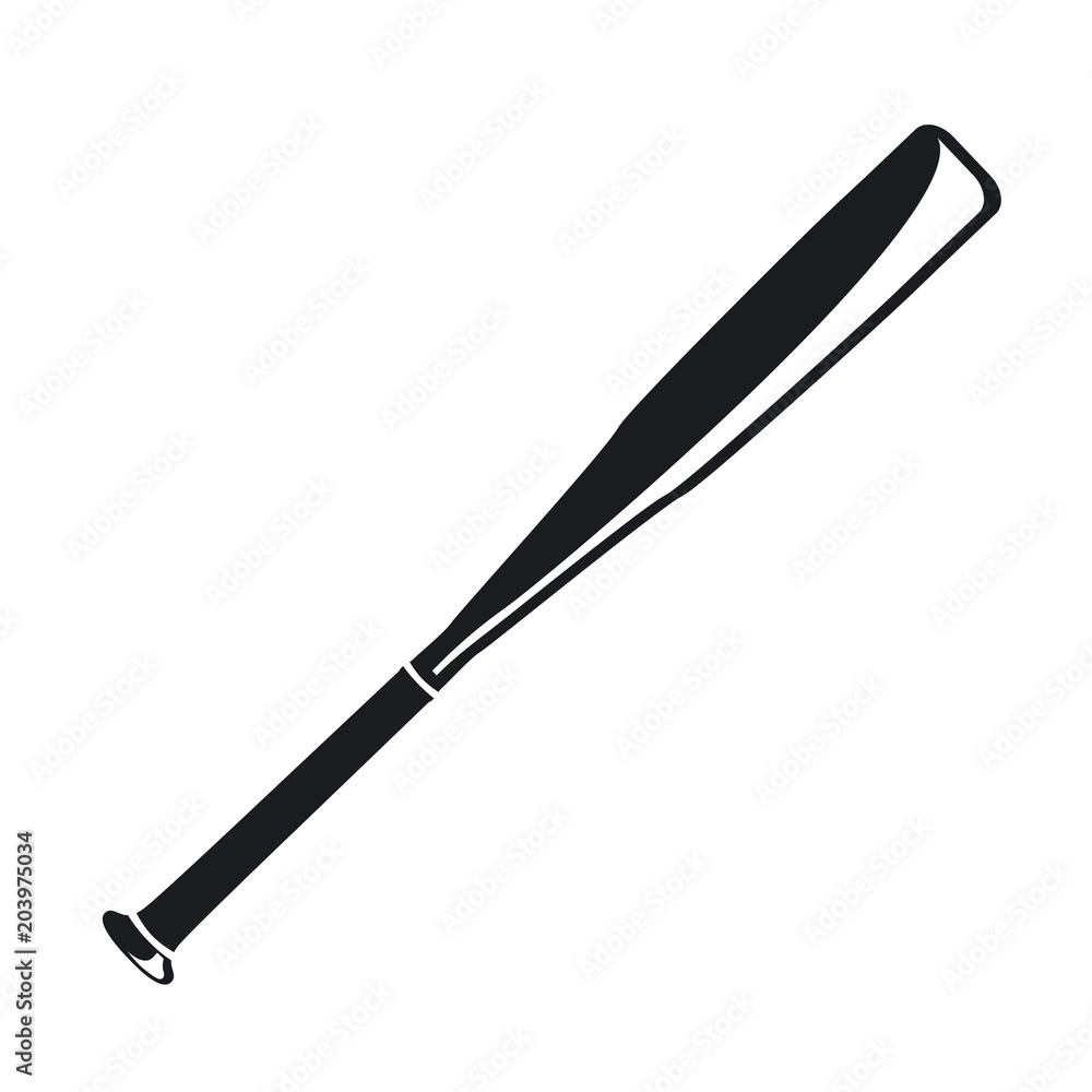 Vector illustration baseball bats icon Vector illustration baseball bats icon