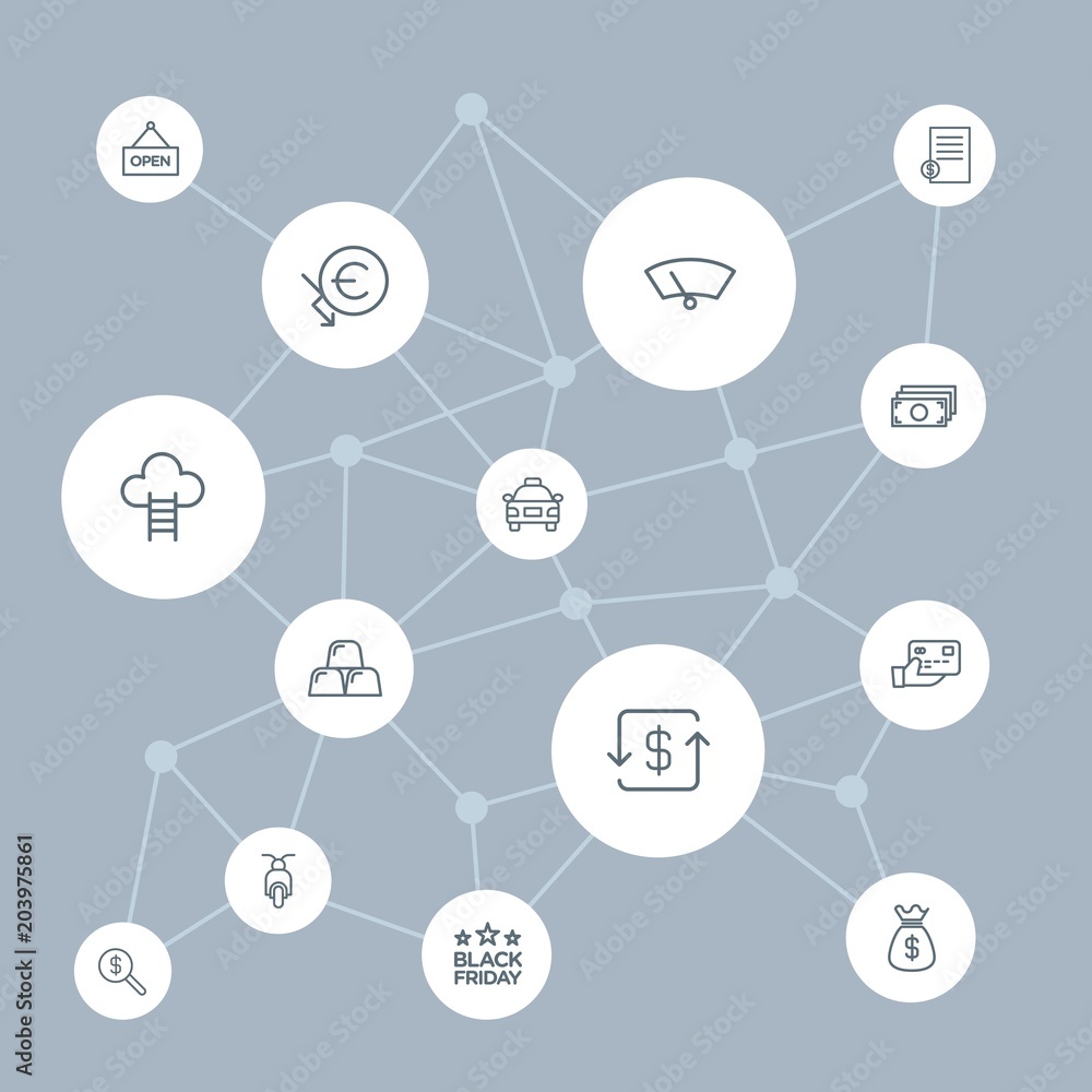 Abstract background with polygonal connected lines and business, transports, money, shopping outline icons. Can be use for websites, mobile apps, presentations and other design works Abstract background with polygonal connected lines and business, transports, money, shopping outline icons. Can be use for websites, mobile apps, presentations and other design works