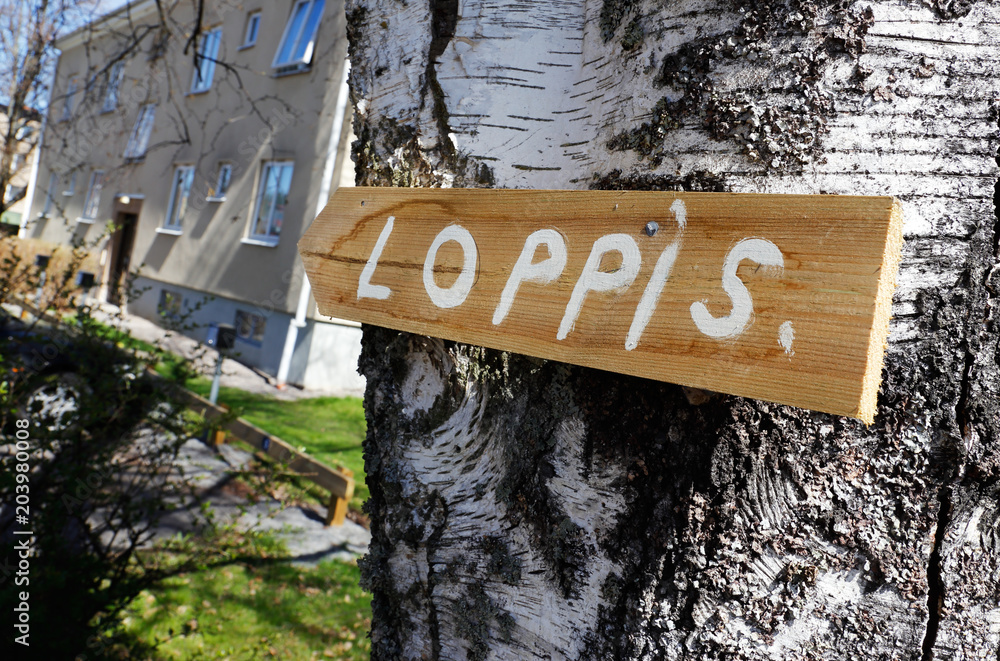 Loppisskylt