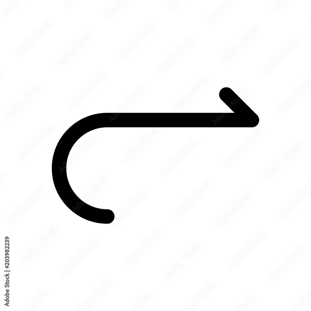 Simple arrow, forward. Navigation icon. Simple arrow, backward. Navigation icon. Linear symbol with thin line. One line style