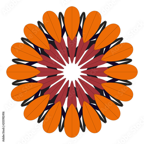 Farbenfrohes Mandala