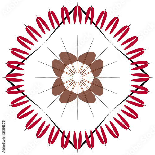 Farbenfrohes Mandala