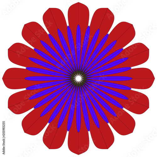 Farbenfrohes Mandala