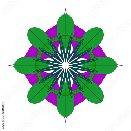 Farbenfrohes Mandala