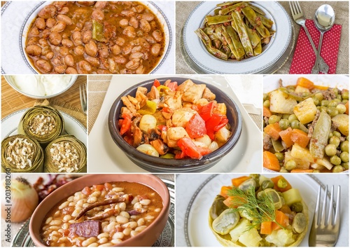 Traditional Turkish Foods collage