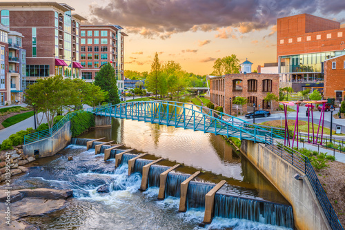 Φωτογραφία Greenville, South Carolina, USA Cityscape