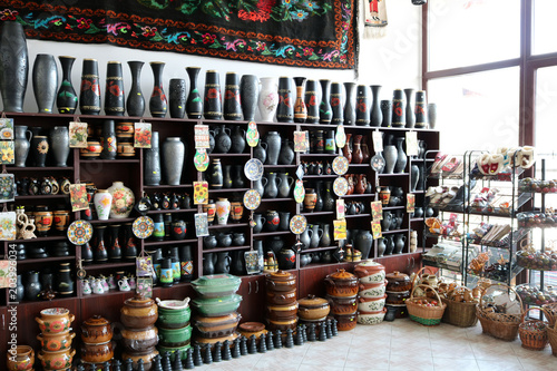 Pottery shop in Romania 