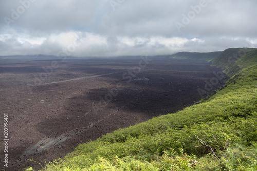 Sierra Negra Volcano, Isabella Island in Galapagos Islands, Ecua photo