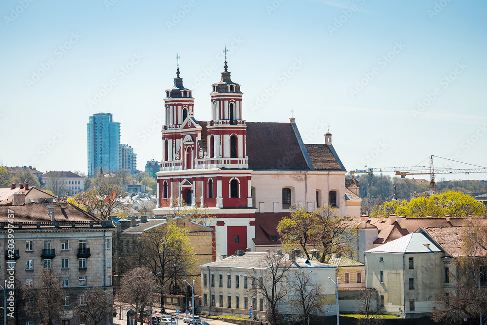 Obraz premium Church of St. Philip and St. Jacob in Vilnius