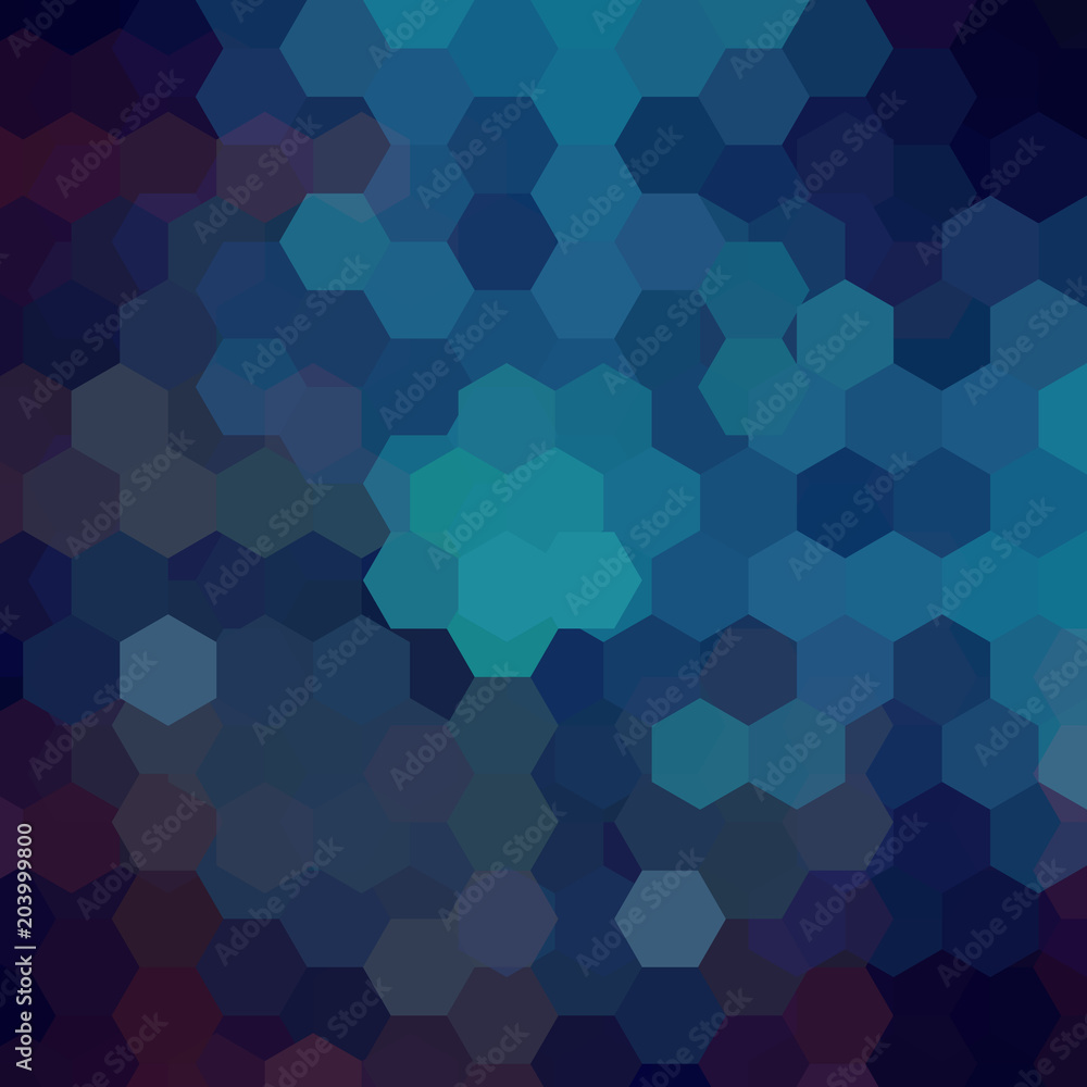 Background made of dark blue hexagons. Square composition with geometric shapes. Eps 10 Background made of dark blue hexagons. Square composition with geometric shapes. Eps 10
