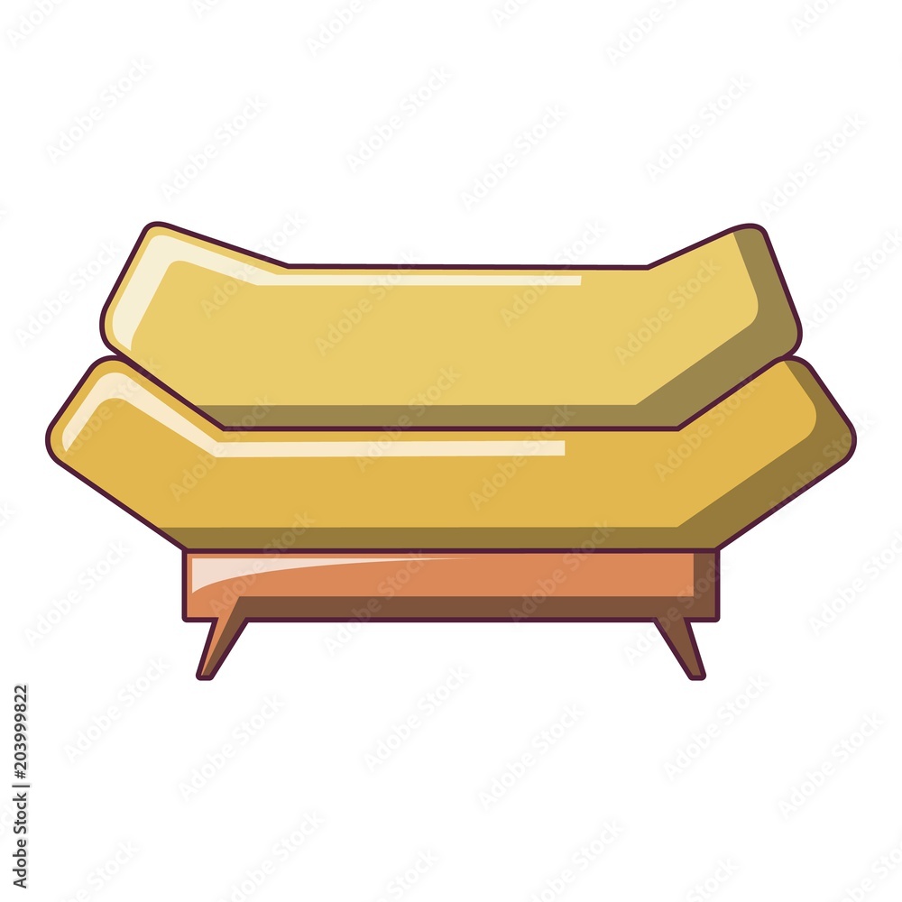 Brand sofa icon, cartoon style Brand sofa icon, cartoon style