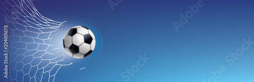 BALLON DE FOOTBALL AVEC FILET DÉCHIRÉ
