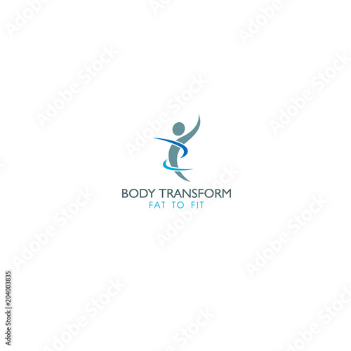 best original logo and designs concept inspiration for body fit transformation