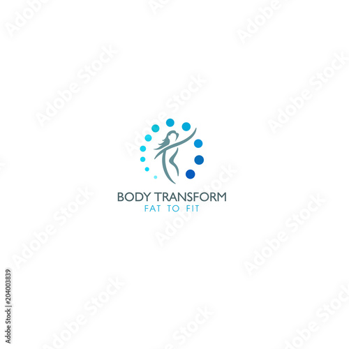 best original logo and designs concept inspiration for body fit transformation