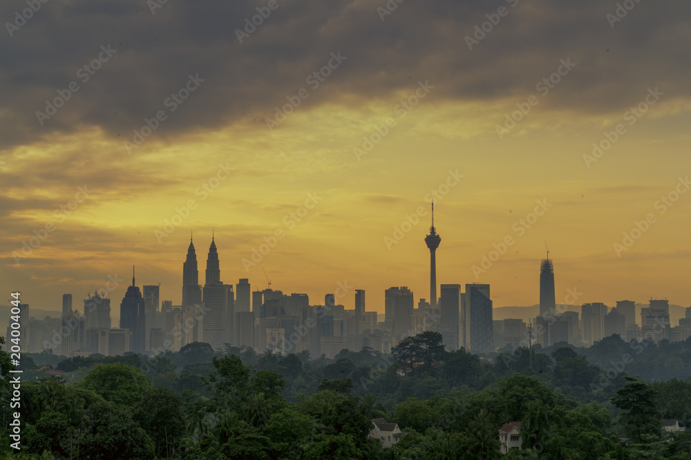 Kuala Lumpur Cityscape at Sunrise