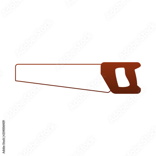 Saw construction tool vector illustration graphic design
