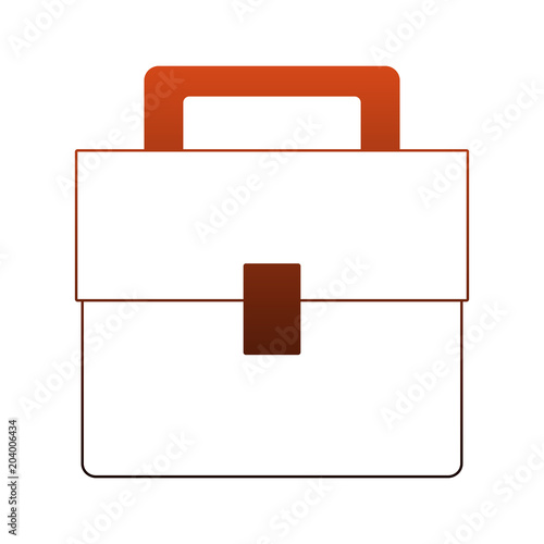 Business briefcase symbol vector illustration graphic design