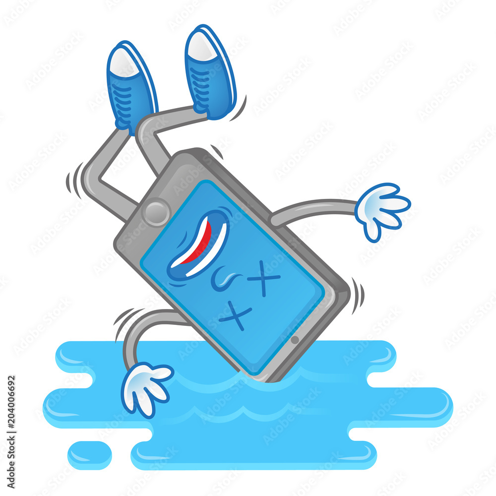 Smartphone fall in water Smartphone fall in water