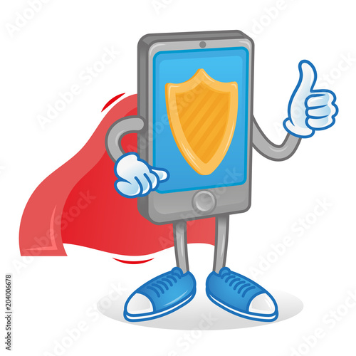 Protected smartphone 