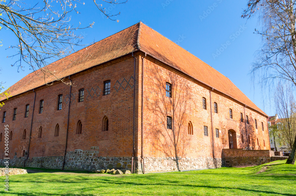 The Castle of the Teutonic Order in Ostroda, Poland.