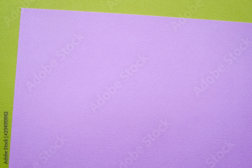 Blank green and purple paper texture background, art and design background