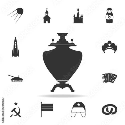 samovar icon. Detailed set of Russian culture icons. Premium graphic design. One of the collection icons for websites, web design, mobile app