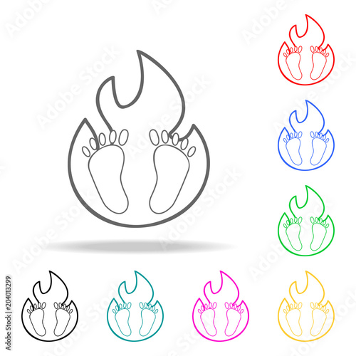 crematorium . Elements of human death in multi colored icons. Premium quality graphic design icon. Simple icon for websites, web design, mobile app, info graphics
