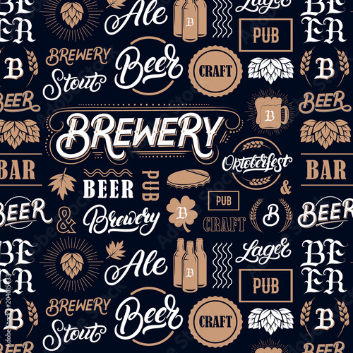 Beer brewery pattern