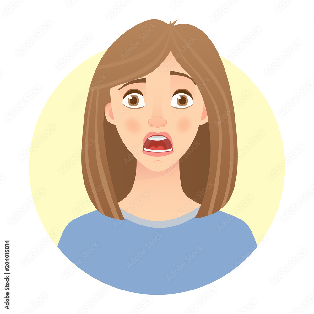 emotions of womans face emotions of womans face