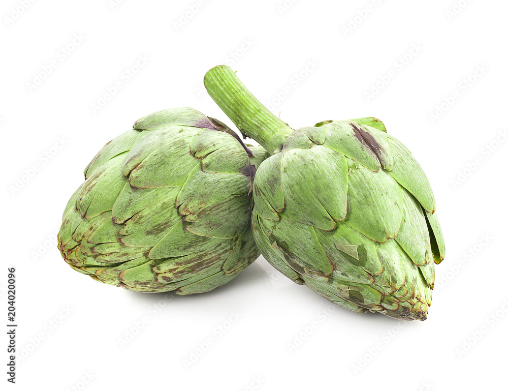artichoke isolated on white background artichoke isolated on white background