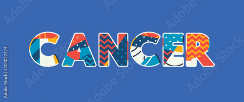 Cancer Concept Word Art Illustration