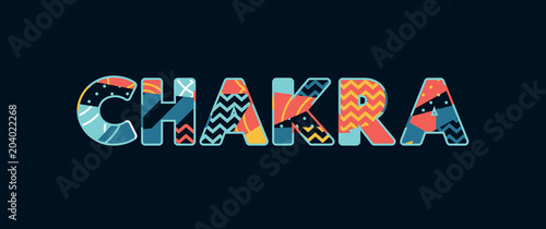 Chakra Concept Word Art Illustration
