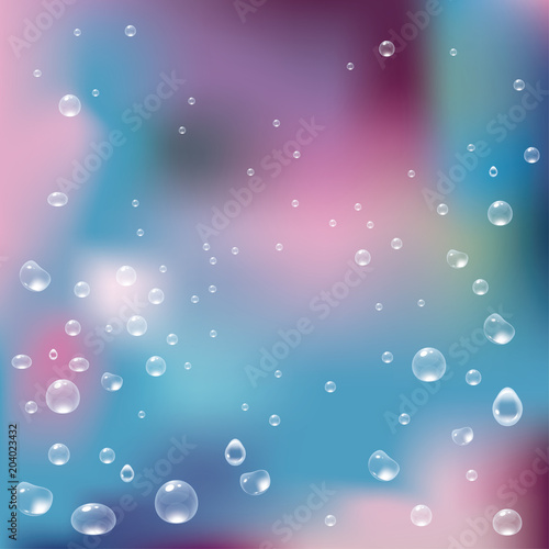 abstract colour background and water drops