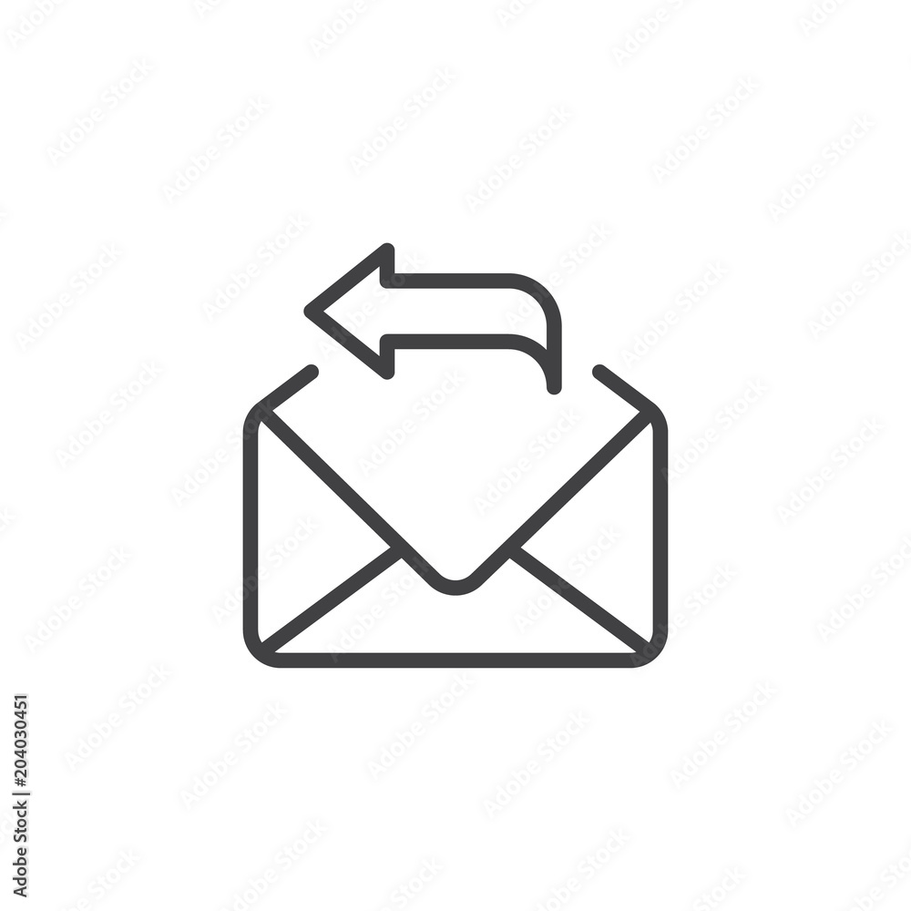 Outgoing message outline icon. linear style sign for mobile concept and web design. Sending email simple line vector icon. Symbol, logo illustration. Pixel perfect vector graphics Outgoing message outline icon. linear style sign for mobile concept and web design. Sending email simple line vector icon. Symbol, logo illustration. Pixel perfect vector graphics