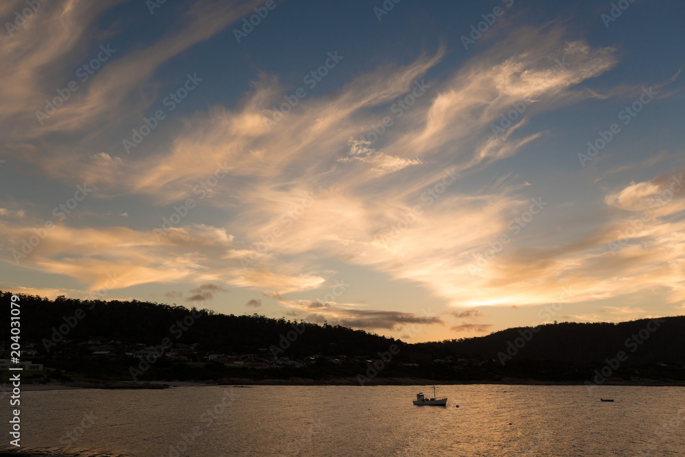 dusk at Waubs Bay