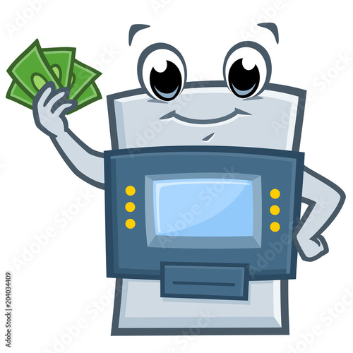 Cartoon ATM Machine