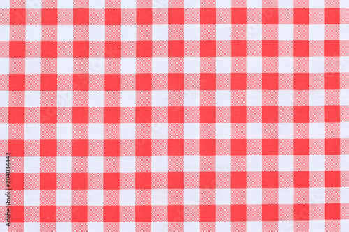 tablecloth on red background