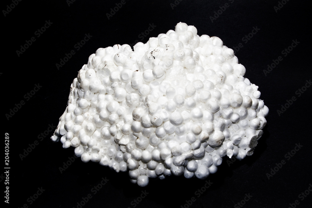 styrofoam isolated on black background styrofoam isolated on black background