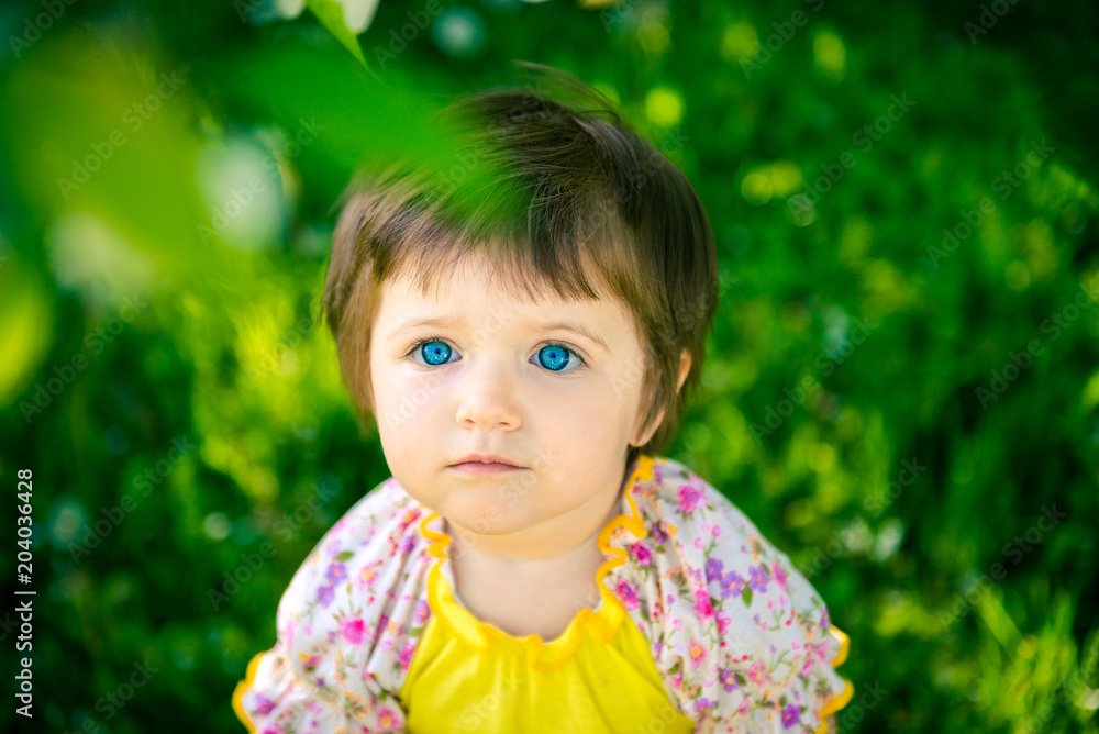 little girl in summer in the park. Portrait of a cute little girl in summer. Children's Day June 1. The first day of summer
little girl in summer in the park. Portrait of a cute little girl in summer. Children's Day June 1. The first day of summer