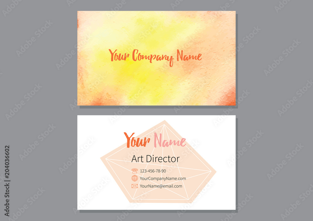 Fototapeta premium Abstract colorful watercolor background