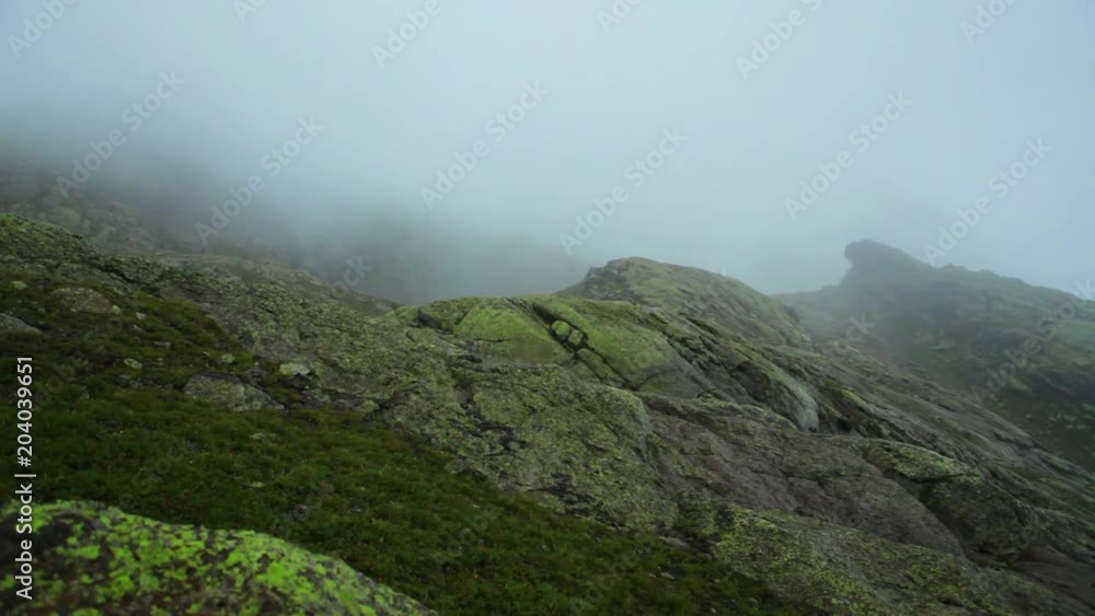 Misty morning Iceland nature landscape Misty morning Iceland nature landscape